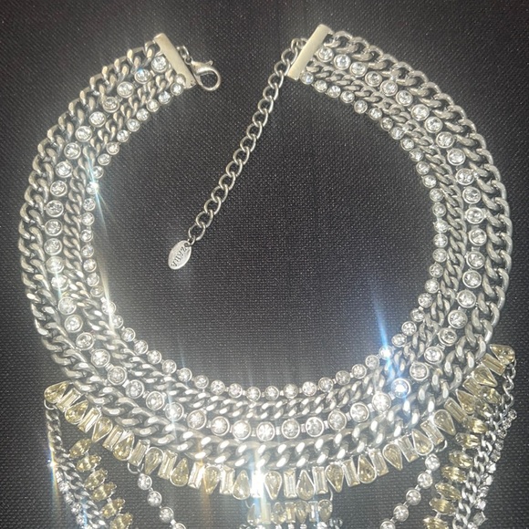 Zara Silver Tone Statement Necklace 💎💎💎 - Picture 6 of 10